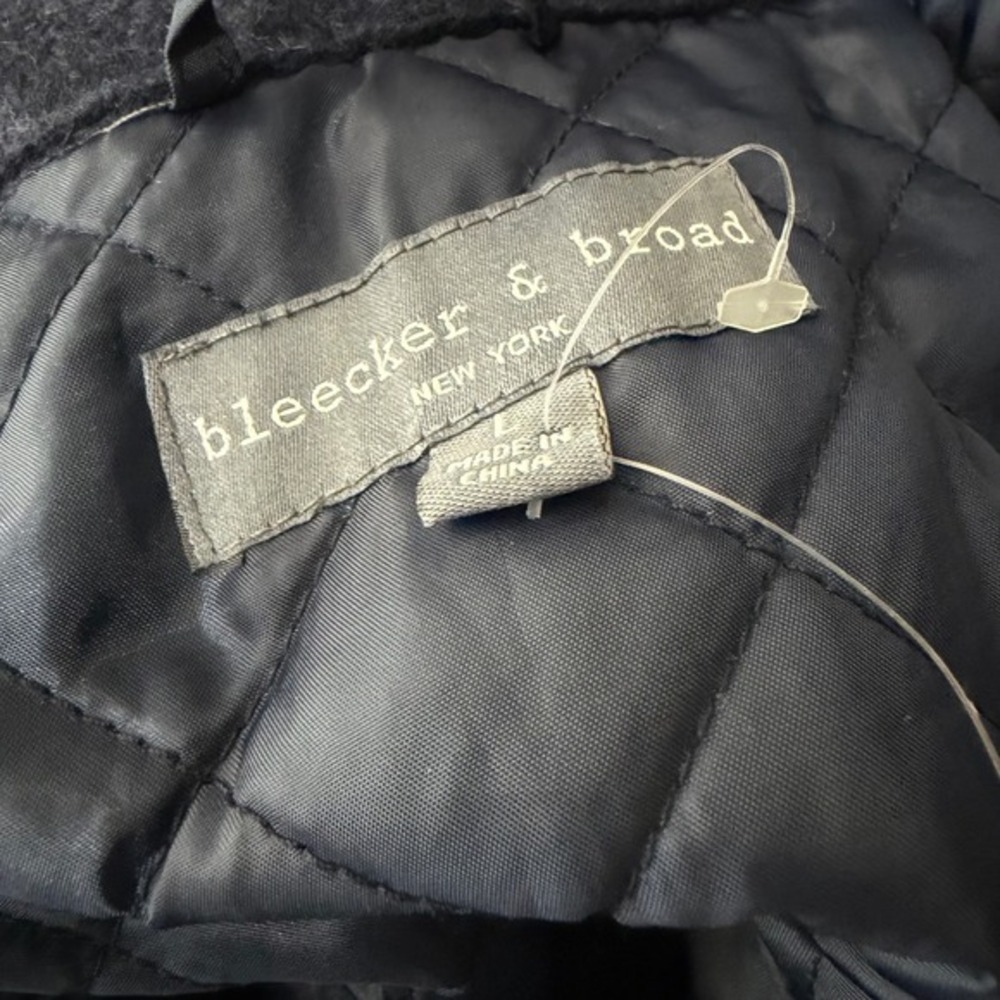 Bleecker & Broad Ashton Wool Shirt‎ Jacket Mens Large Navy NWT - Picture 5 of 6